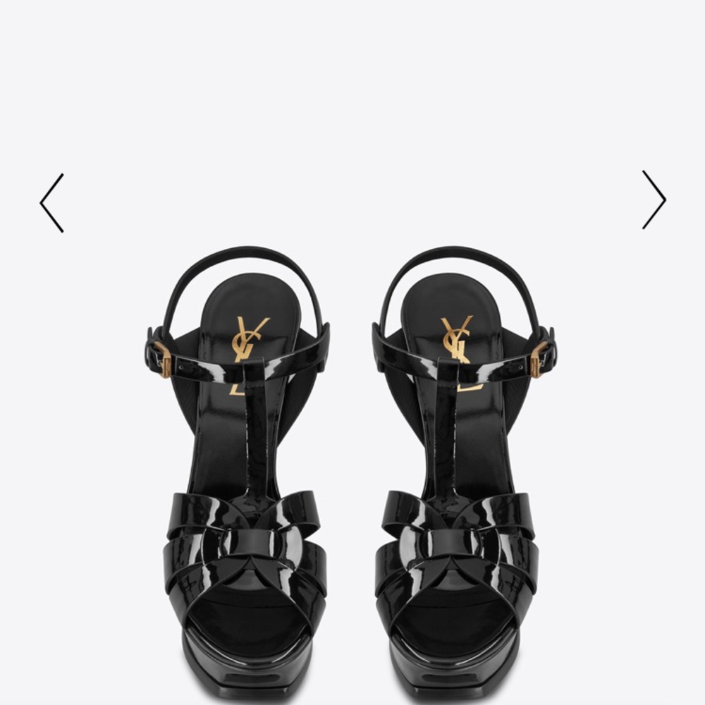 YSL tribute sandals heels
